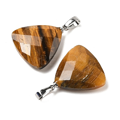 Natural Gemstone Pendants G-L614-D04-P-1