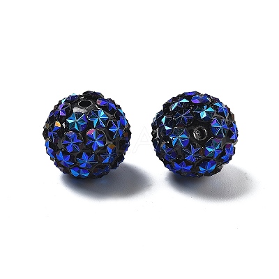 Acrylic Rhinestone Ball Beads OACR-A035-01I-1