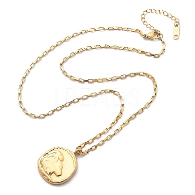 304 Stainless Steel Constellation Pendant Necklaces LS-NJEW-K392-01G-05-1