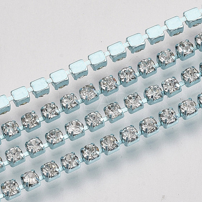 Electrophoresis Iron Rhinestone Strass Chains CHC-Q009-SS8.5-A01-1