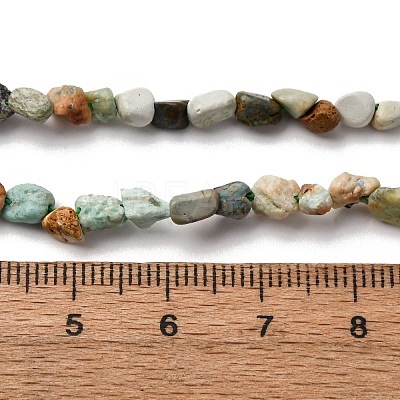 Natural Variscite Beads Strands G-I389-A32-1