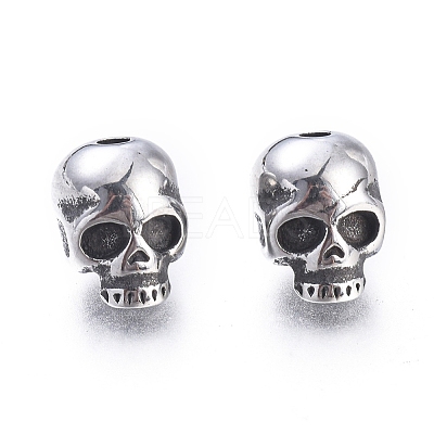 Halloween 304 Stainless Steel Beads STAS-M274-099AS-1