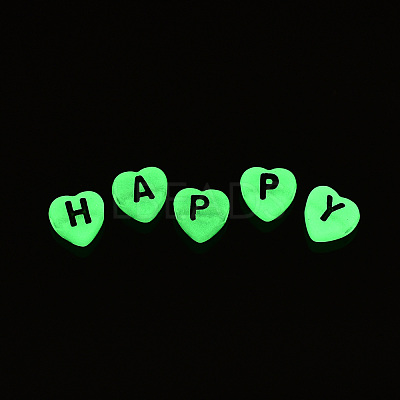 Luminous White Smoke Acrylic Beads MACR-S273-69-1