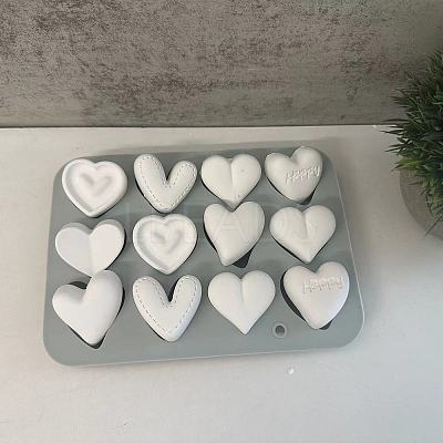 Heart Food Grade Silicone Molds X1-DIY-A051-02C-1