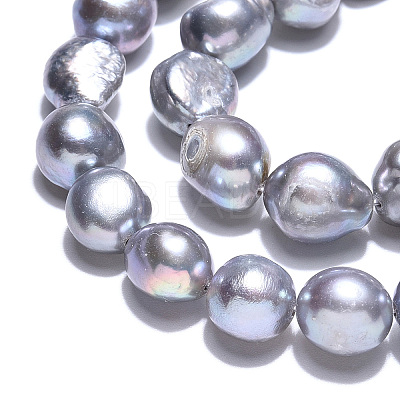 Natural Cultured Freshwater Pearl Beads Strands PEAR-N014-10B-1