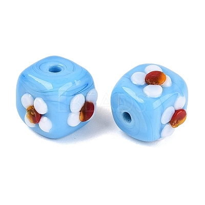 Handmade Bumpy Lampwork Beads LAMP-N042-22A-06-1