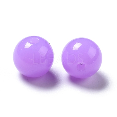 Fluorescent Acrylic Beads MACR-R517-10mm-09-1