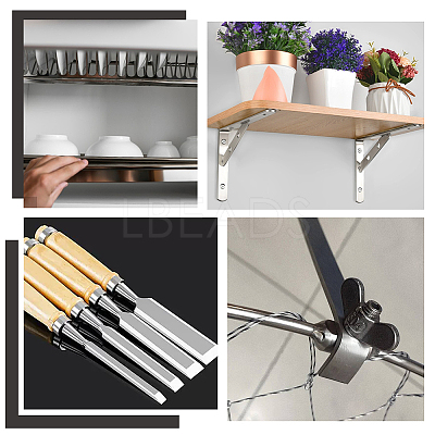 304 Stainless Steel Flat Strip DIY-WH0888-616P-1