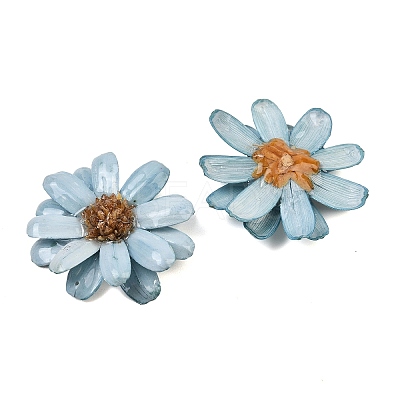 Epoxy Resin & Dried Flower Big Pendants RE-CBAAE94-01A-1