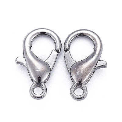 Zinc Alloy Lobster Claw Clasps X-E105-B-1