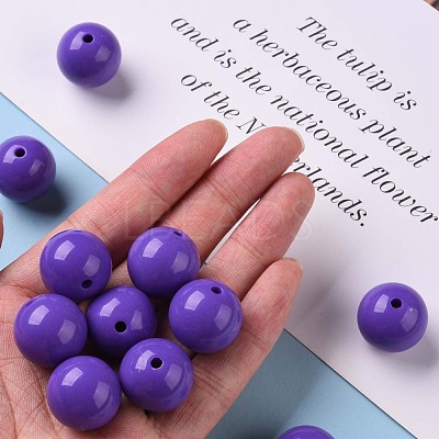 Opaque Acrylic Beads MACR-S370-C20mm-31-1
