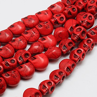 Synthetic Turquoise Beads Strands TURQ-G113-10x12mm-06-1
