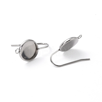 Tarnish Resistant 304 Stainless Steel Earring Hooks STAS-F271-01B-P-1