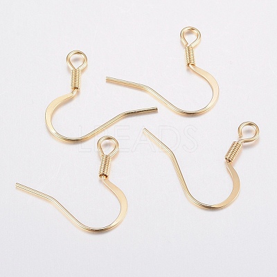 304 Stainless Steel Earring Hooks STAS-G179-46G-1