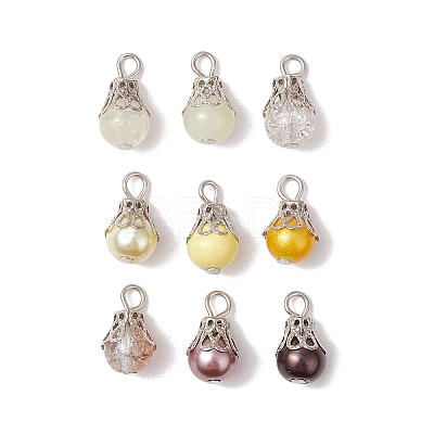 Glass Pendants PALLOY-JF03284-03-1