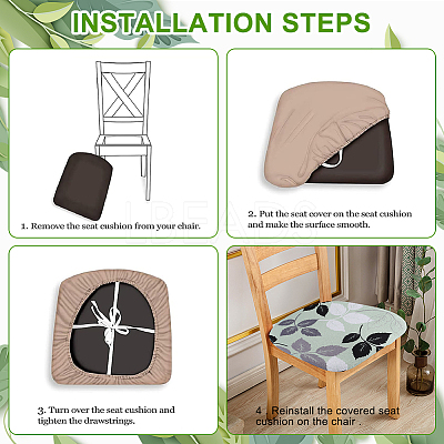 Polyester Dustproof Chair Cover AJEW-WH20008-18A-1