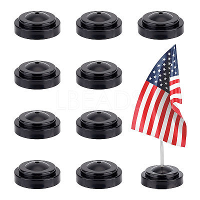 Plastic Mini Flag Stands AJEW-WH0348-103-1