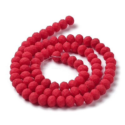 Glass Beads Strands EGLA-A034-P8mm-MD22-1