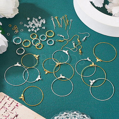 DIY Earring Making Finding Kit DIY-TA0005-03-1