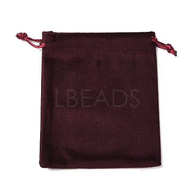 Velvet Jewelry Drawstring Storage Pouches ABAG-P013-02C-04-1