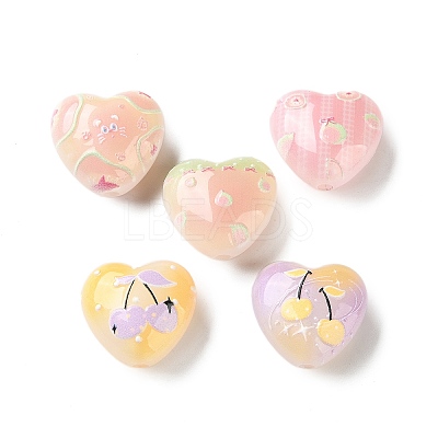 Printed Acrylic Beads AC-CBA6251-06-1