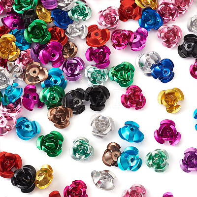 650 Pcs 13 Colors Aluminum Cabochons MRMJ-FW0001-01C-1