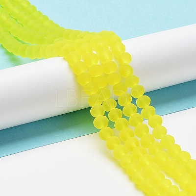 Transparent Glass Beads Strands X1-EGLA-A034-T4mm-MD29-1