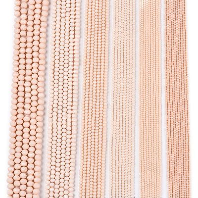 Opaque Solid Color Imitation Jade Glass Beads Strands EGLA-A044-P2mm-D05-1