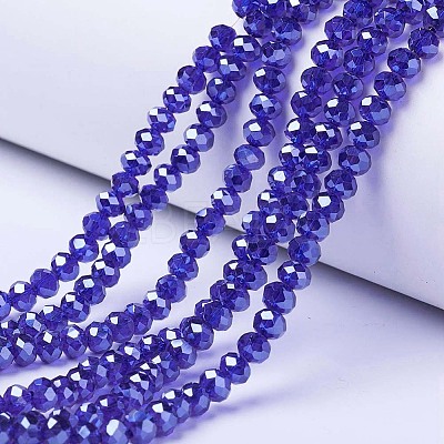 Electroplate Glass Beads Strands LS-EGLA-A034-T1mm-A11-1