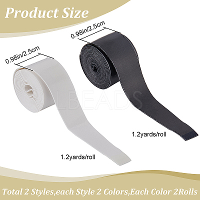 8Pcs 4 Style PU Leather Anti-slip Tennis Racquet Overgrip FIND-CN0001-49-1
