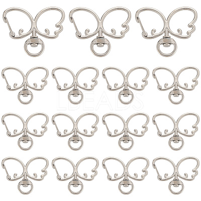 20Pcs Alloy Swivel Clasps FIND-SC0017-28P-1