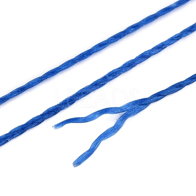 2-Ply Round Waxed Cotton Thread Cords YC-T004-01A-19-1