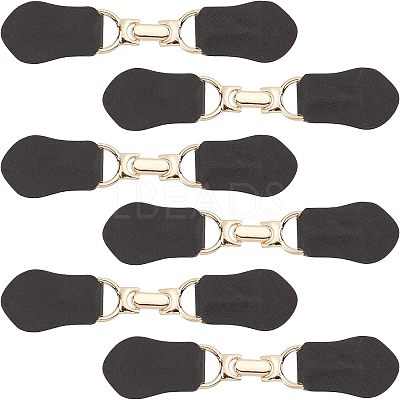 6 Sets Imitation Leather Toggle Buckle AJEW-FG0001-56-1