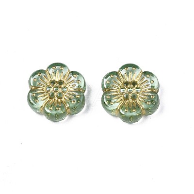 Plating Acrylic Beads PACR-N008-013C-1