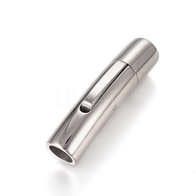 Tarnish Resistant 304 Stainless Steel Bayonet Clasps STAS-L238-004B-P-1