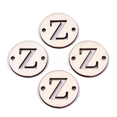 Unfinished Natural Poplar Wood Links Connectors WOOD-S045-140B-01Z-1