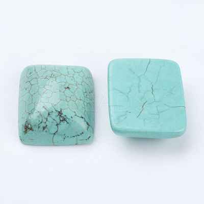 Natural Howlite Cabochons TURQ-L028-07-1