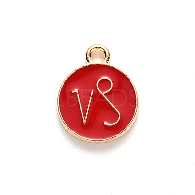 Alloy Enamel Pendants LS-X-ENAM-S124-01A-07E-1