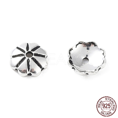 925 Sterling Silver Bead Caps LS-STER-A041-04AS-1