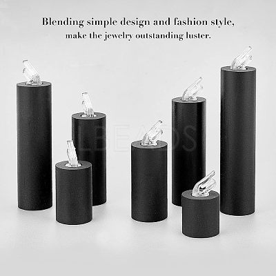 1 Set Acrylic Jewelry Finger Ring Displays Stands RDIS-NB0001-07-1