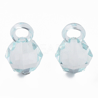 Transparent Acrylic Pendants MACR-S373-125-B06-1
