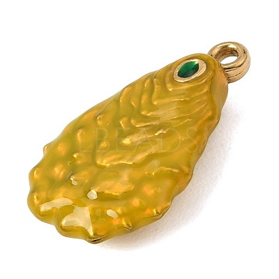304 Stainless Steel Enamel Pendants SA-CBA7FC1-03G-1