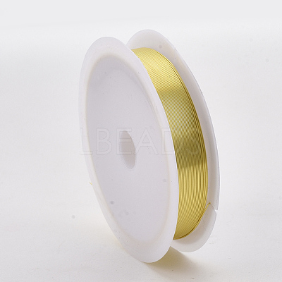 Round Copper Jewelry Wire X-CWIR-Q006-0.7mm-G-1