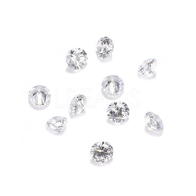 Cubic Zirconia Cabochons X-ZIRC-M002-3mm-007-A-1