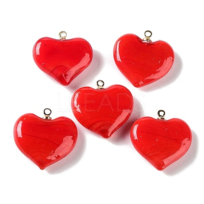 Handmade Lampwork Pendants LAMP-G160-01E-1