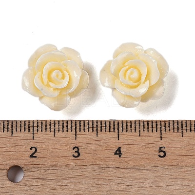 Synthetic Coral 3D Flower Rose Beads CORA-A005-14mm-21-1