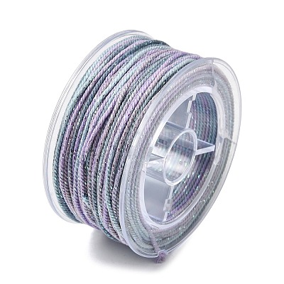 30M Segment Dyed Cotton & Metallic String Threads OCOR-F018-01G-1
