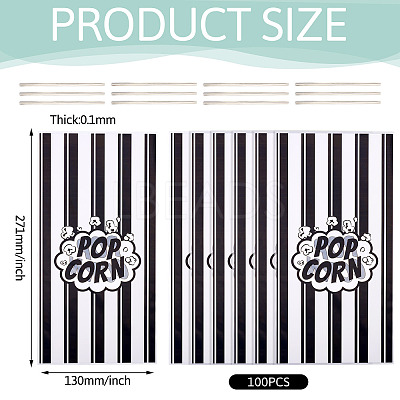 100Pcs Plastic Storage Bags ABAG-TA0001-79-1