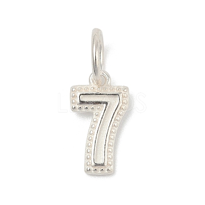 Number Series 925 Sterling Silver Charms LS-STER-Q002-01H-1
