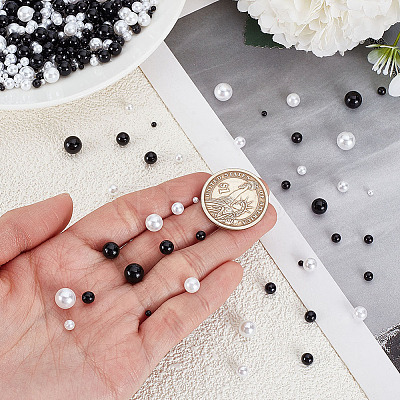 Imitation Pearl Acrylic Beads OACR-GA0001-22C-1